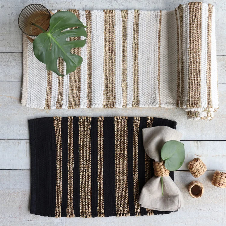 Cameron Chindi Table Runner Black