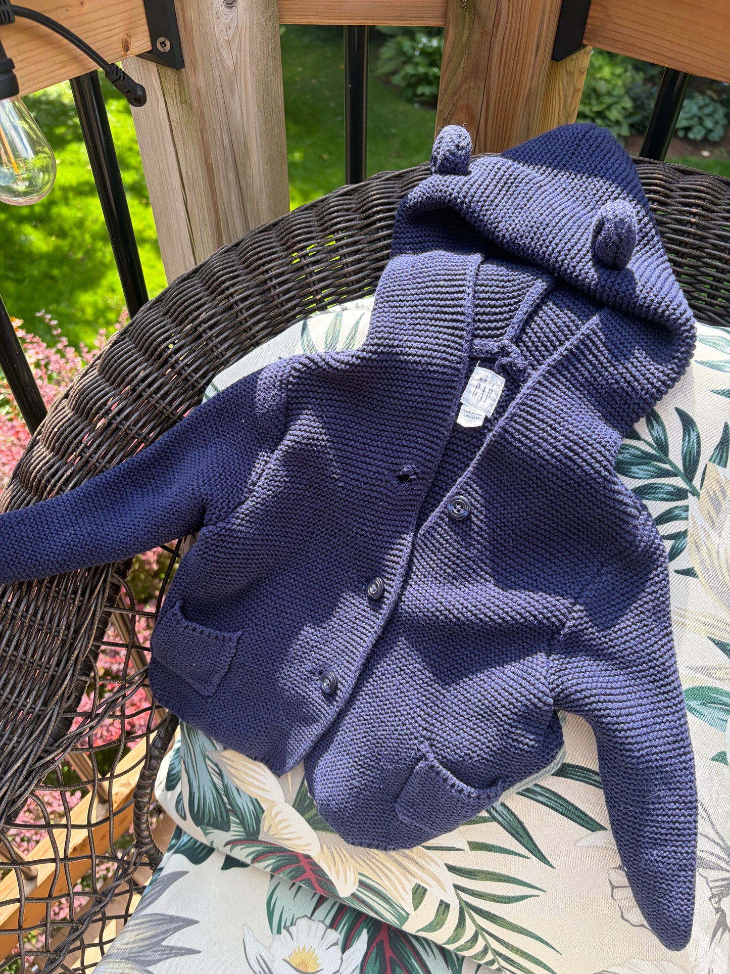 Vintage Baby Gap Navy Cotton Sweater