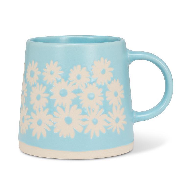 Light Blue Daisy Mug