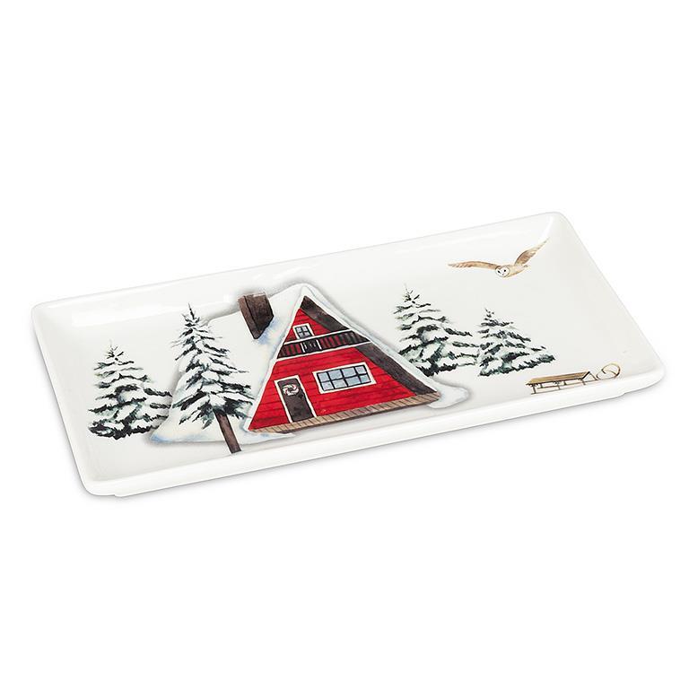 Cabin Decor Serving Plate