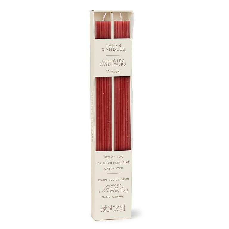 Ribbed Taper Candle Sets