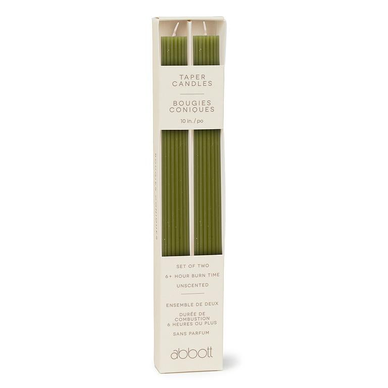 Ribbed Taper Candle Sets