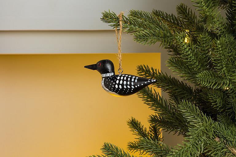 Loon Carved Ornament