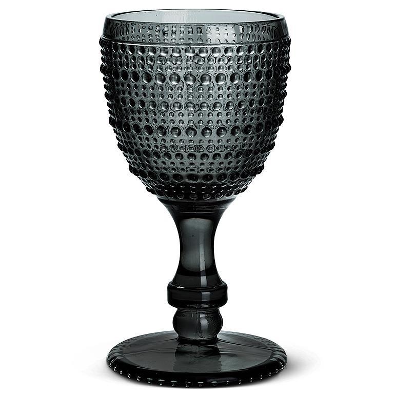 Pebble Finish Goblet Smoky Dark Grey
