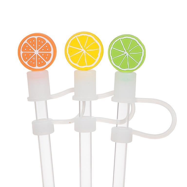 Jumbo Straw Set With Toppers