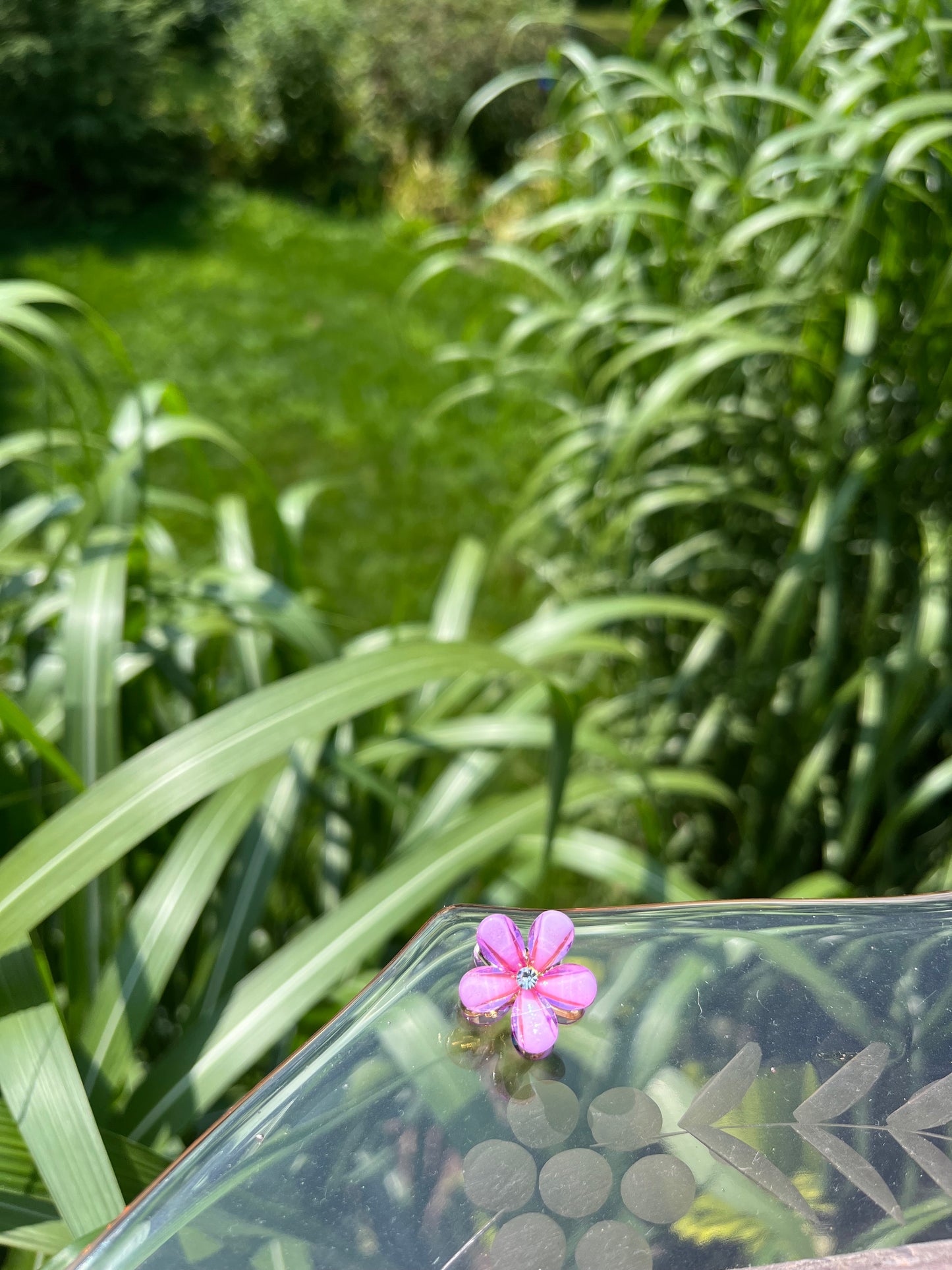 Flower Shaped Hair Claw Clips