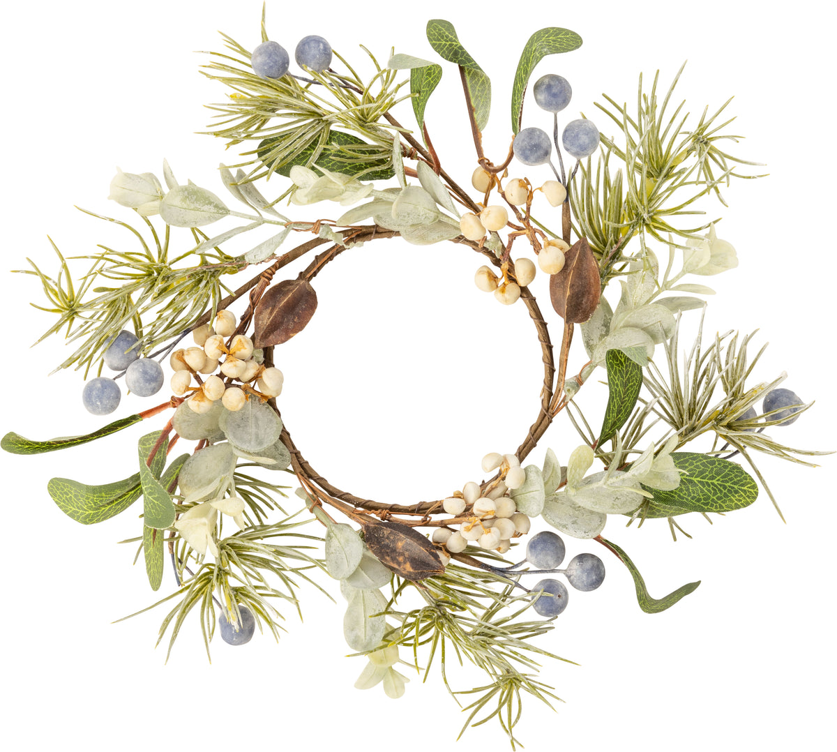 Blueberry Greenery Wreath Small