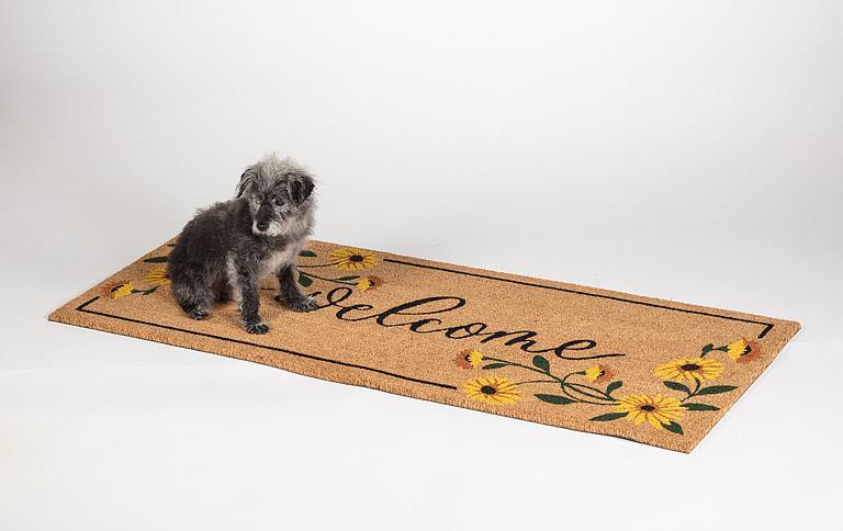 Welcome Sunflower Mat
