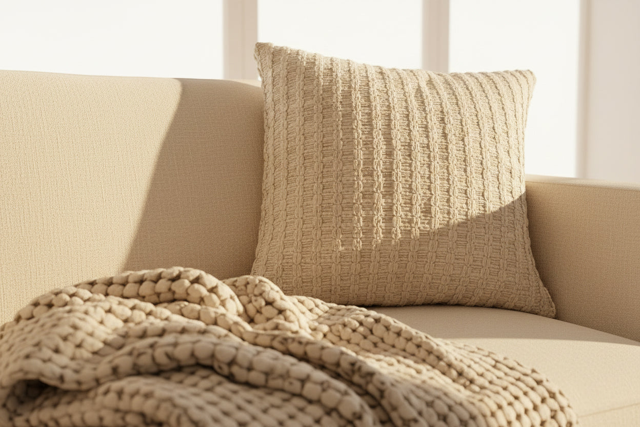 Velvet Quilt Desgin Throw Pillow