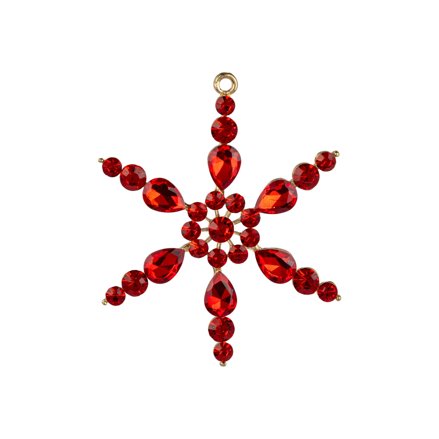 Red Gem Star Ornament
