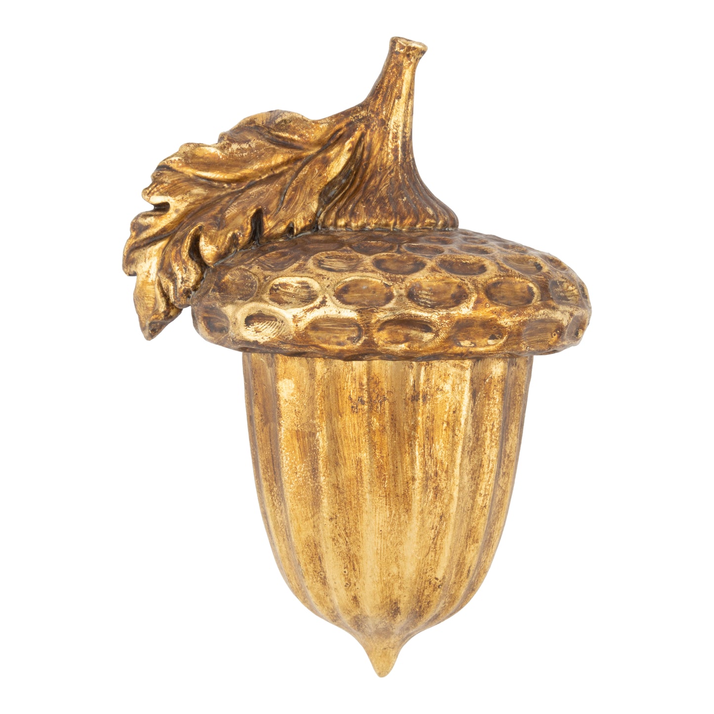 Resin Gold Acorn table piece, Large