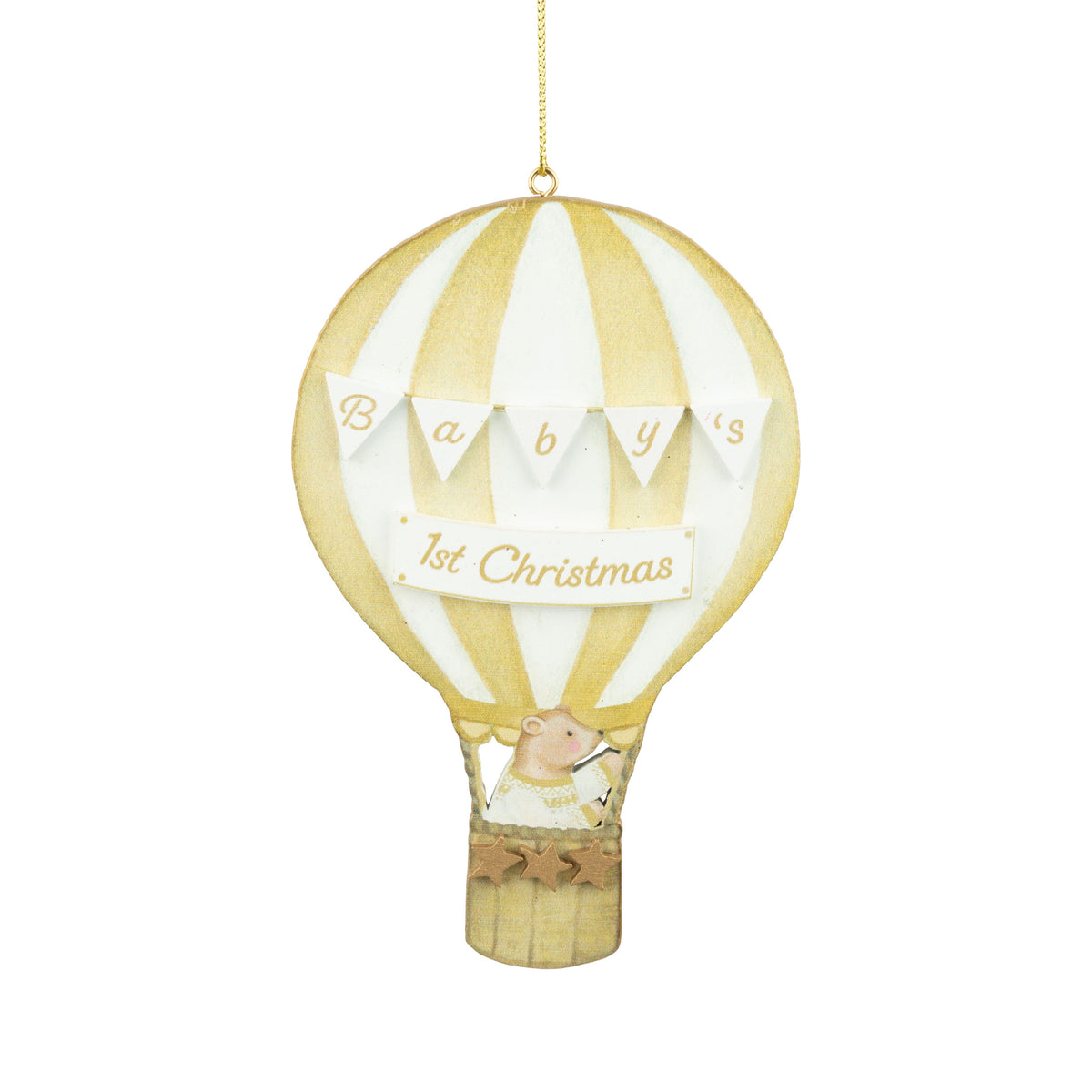 Baby's 1st Christmas Ornament Hot Air Balloon