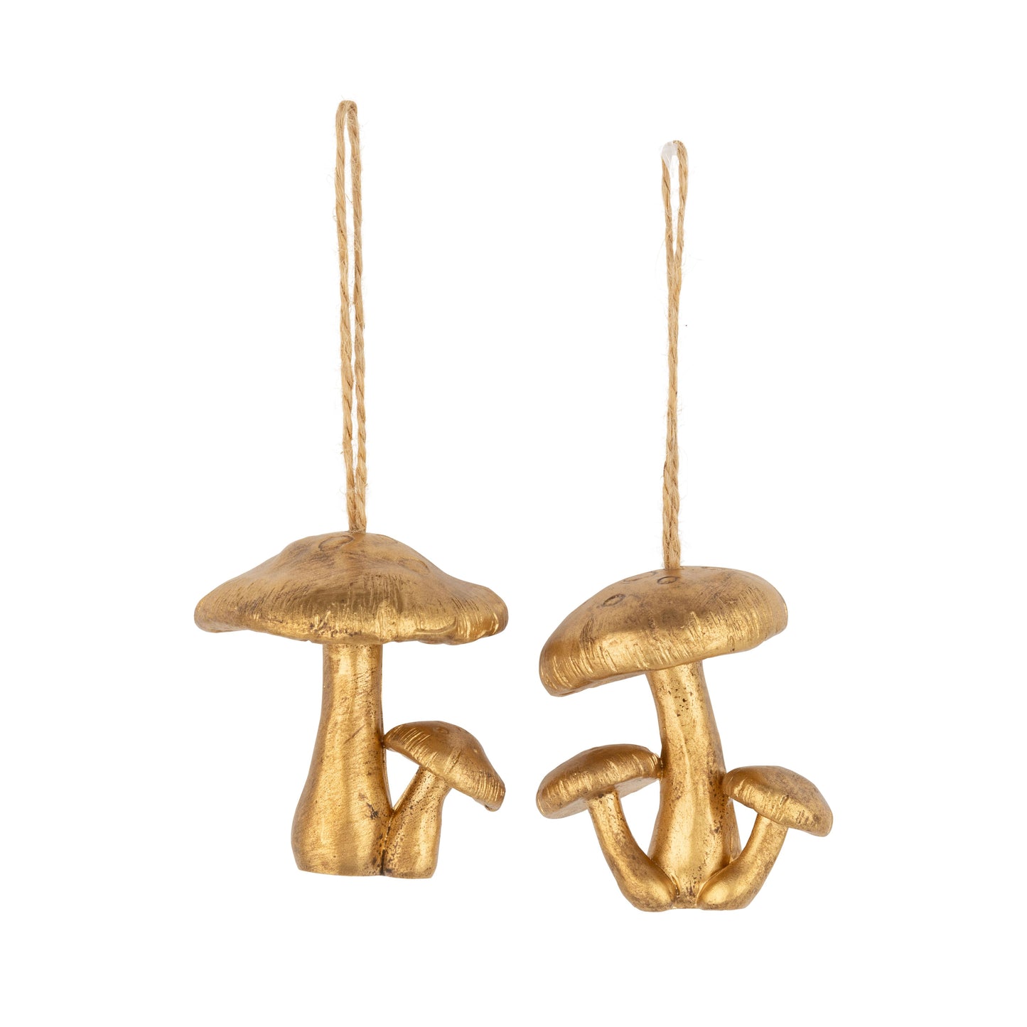 Gold Mushroom Ornament
