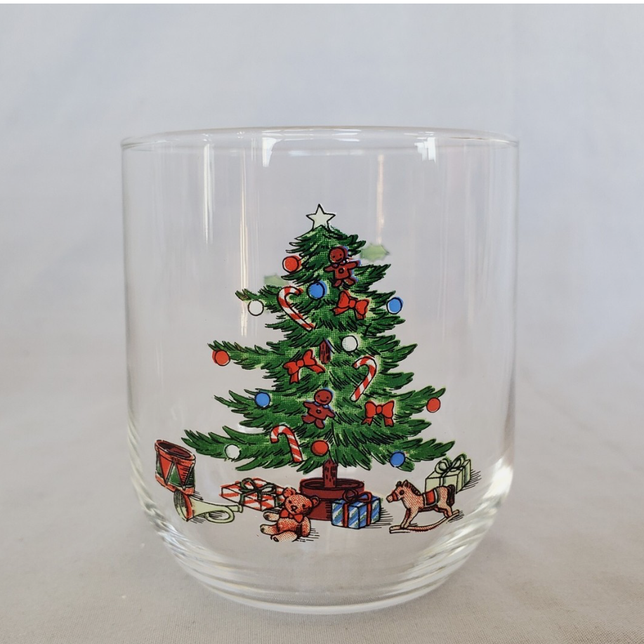 Vintage Christmas Glasses
