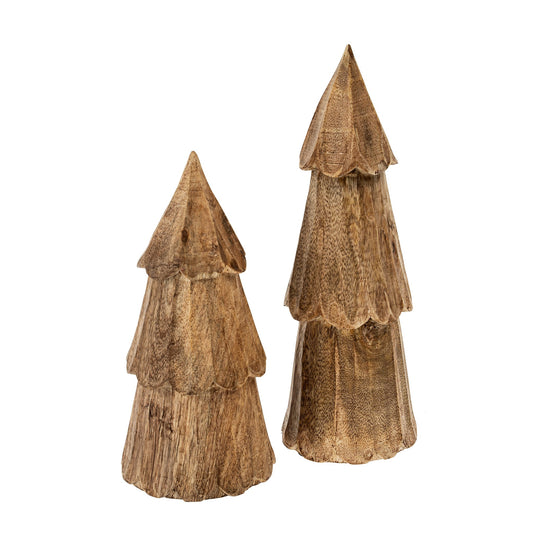 Carved Wooden Trees