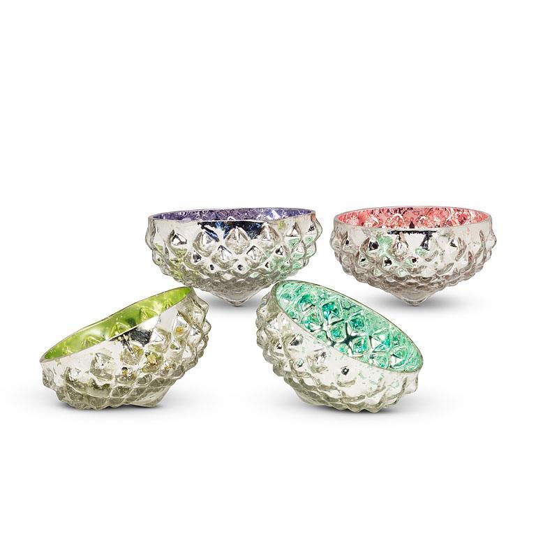 Glass floating candle holders