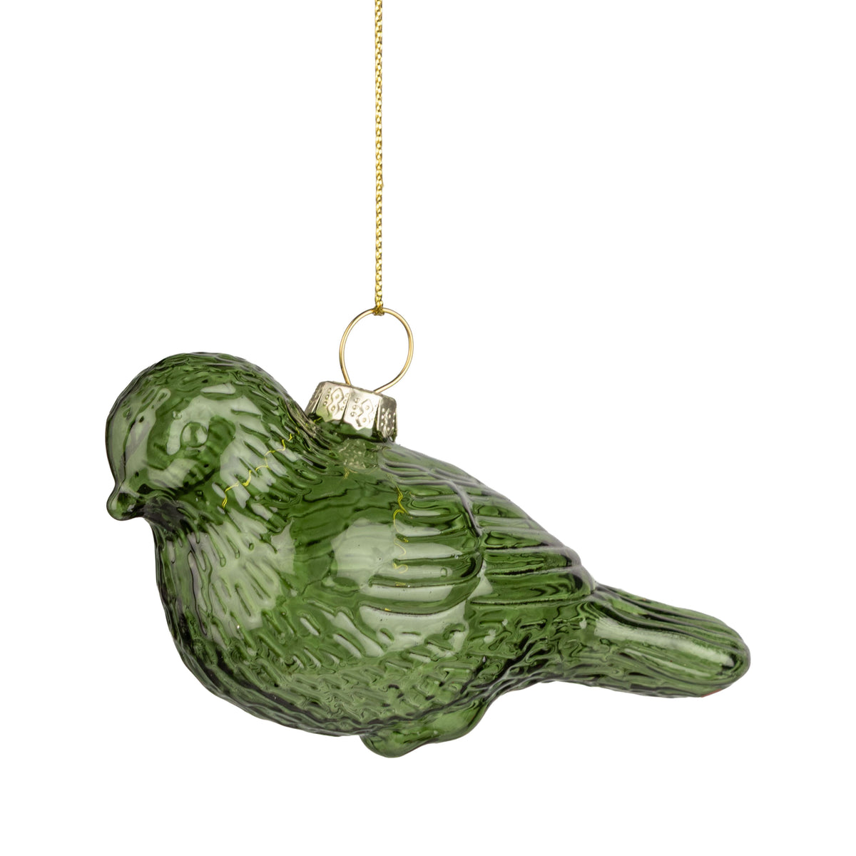 Bird Glass Ornament
