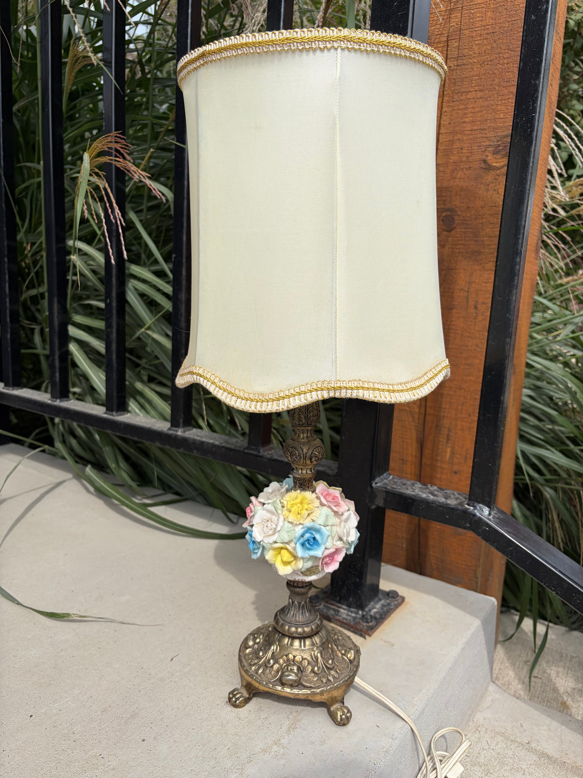 Vintage Porcelain Lamp