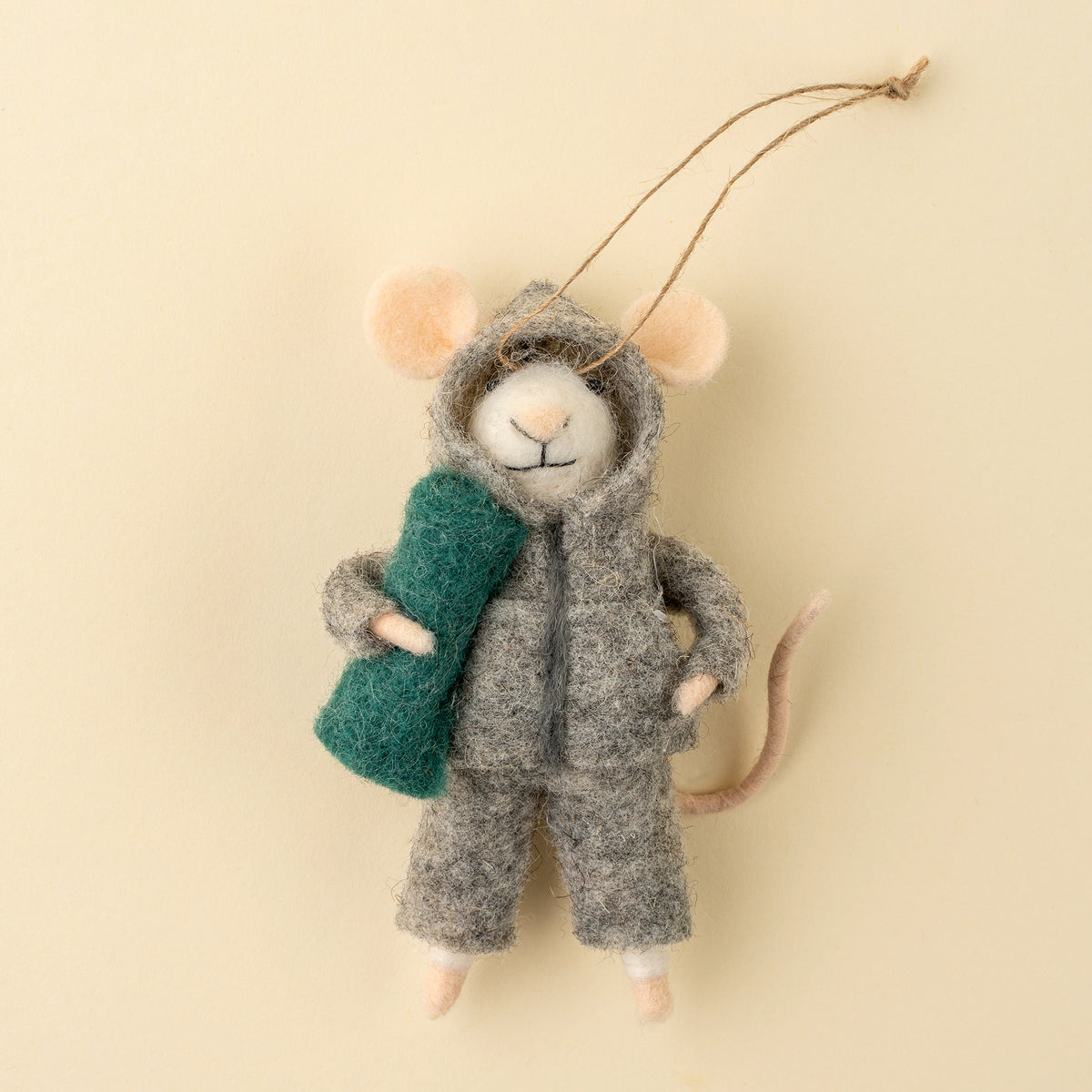 Athleisure Alex Felted Mouse Ornament
