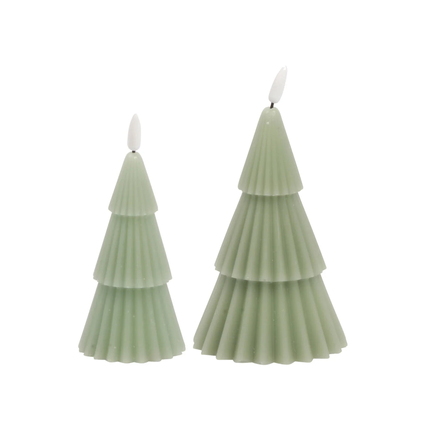 Empire Led Décor Trees Set Of 2 Soft Green