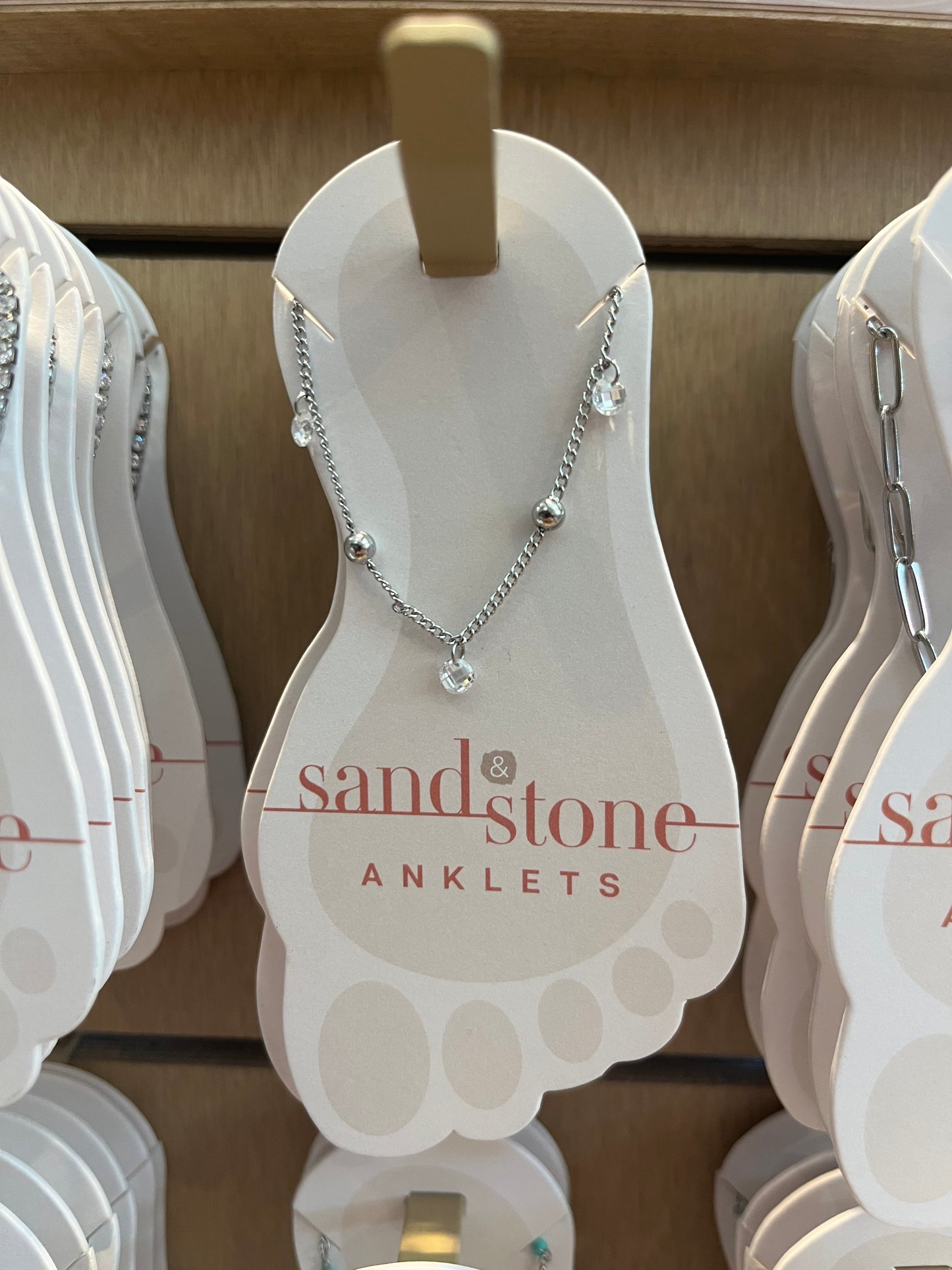 Sand & Stone Anklets Silver