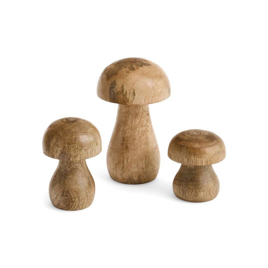 Large Wooden Mushrooms