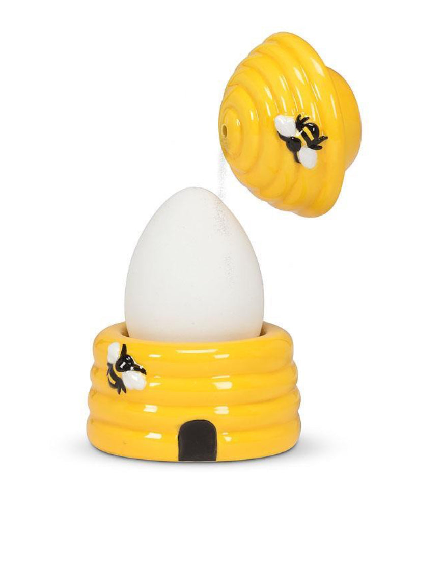 Beehive Egg Cup & Salt Shaker