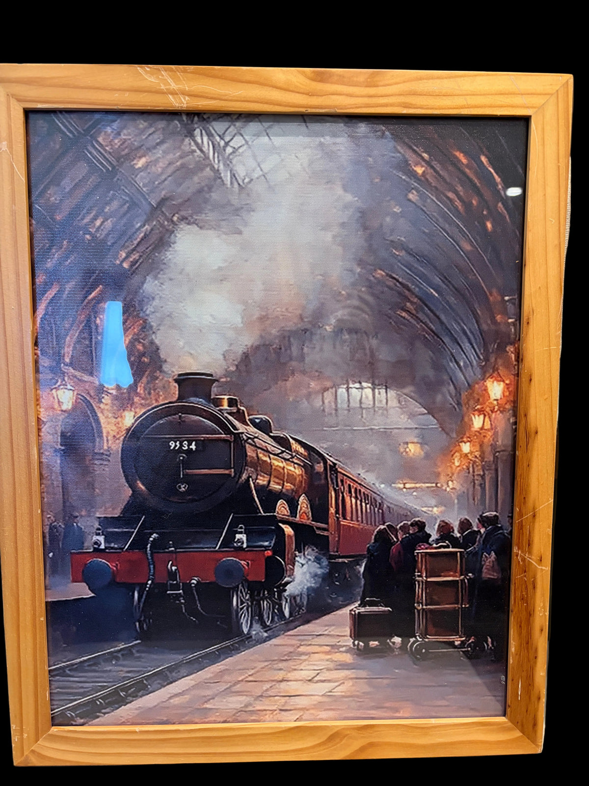 Hogwarts Train Station Framed Print