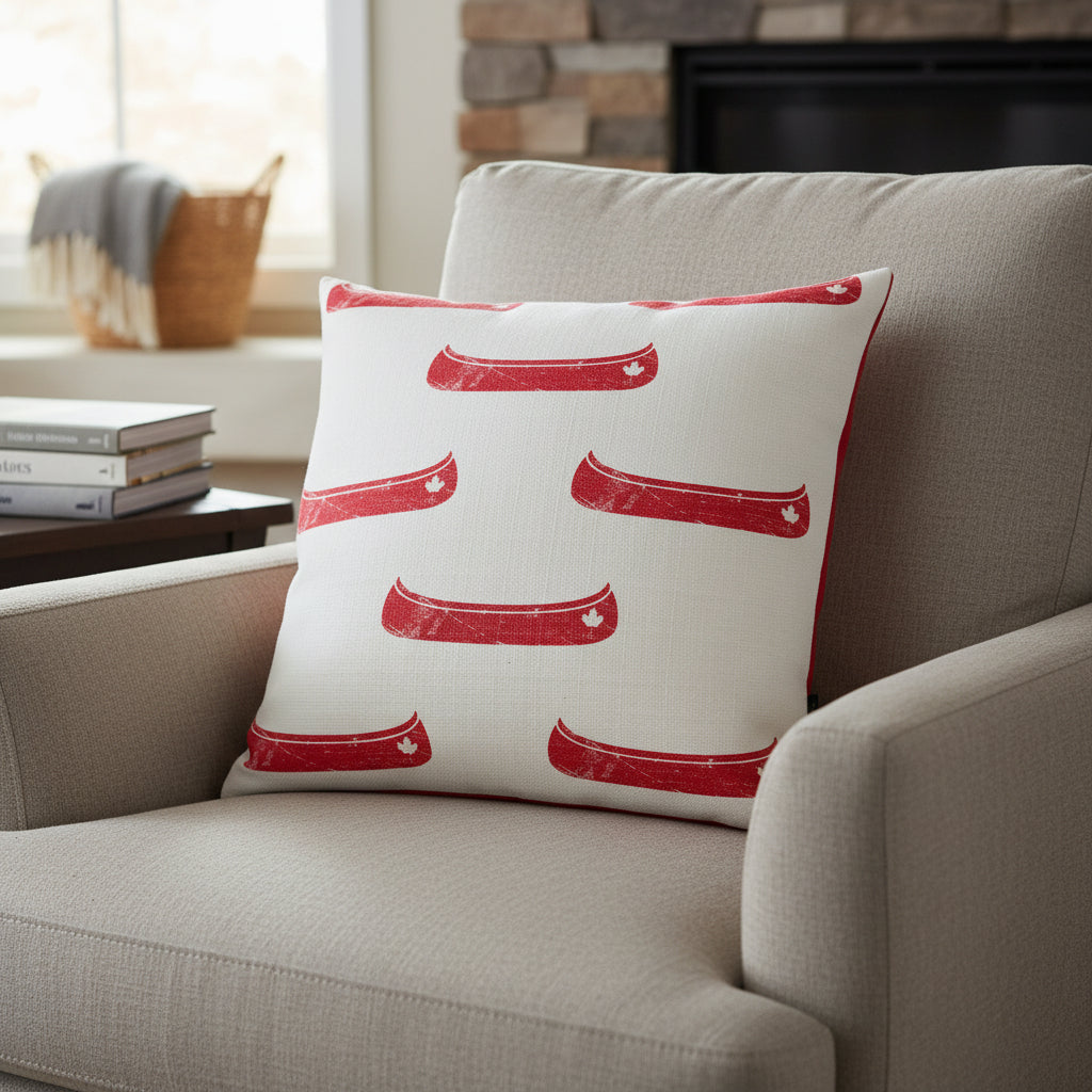 Large Canadian Canoe Pillow