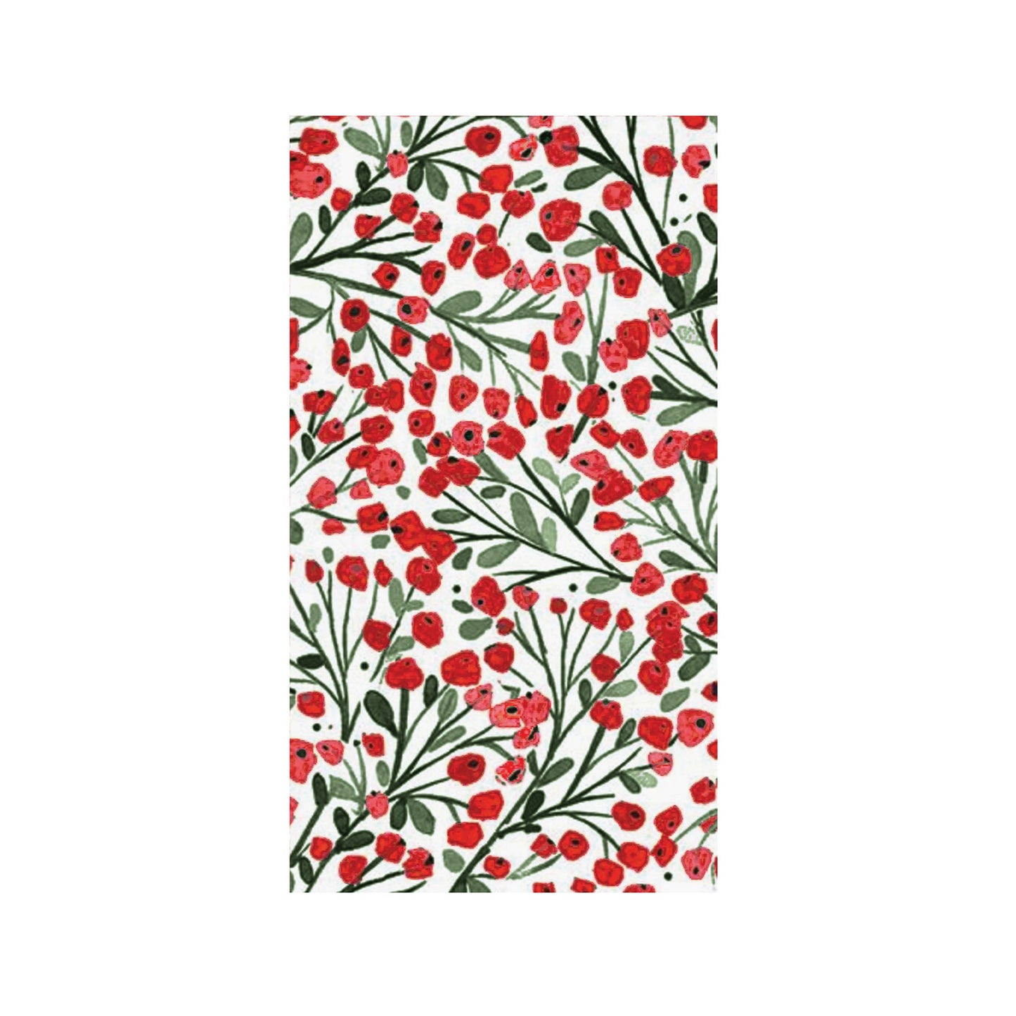Winter Red Berry Guest Napkins
