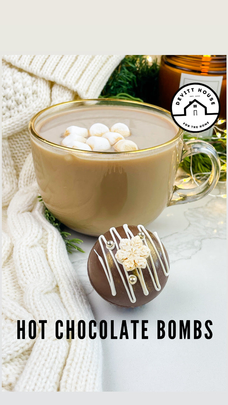 Deluxe Handmade Hot Chocolate Bombs