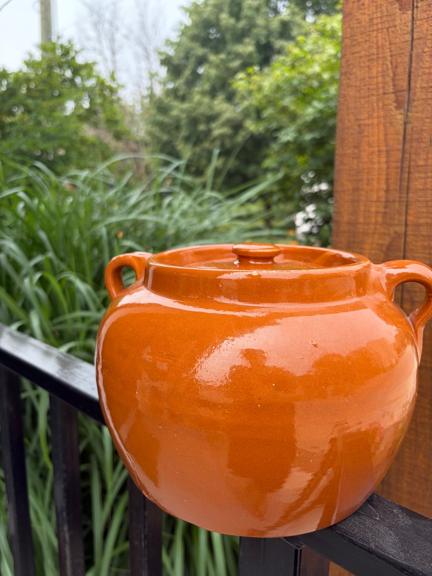 Vintage Huge Bean Pot