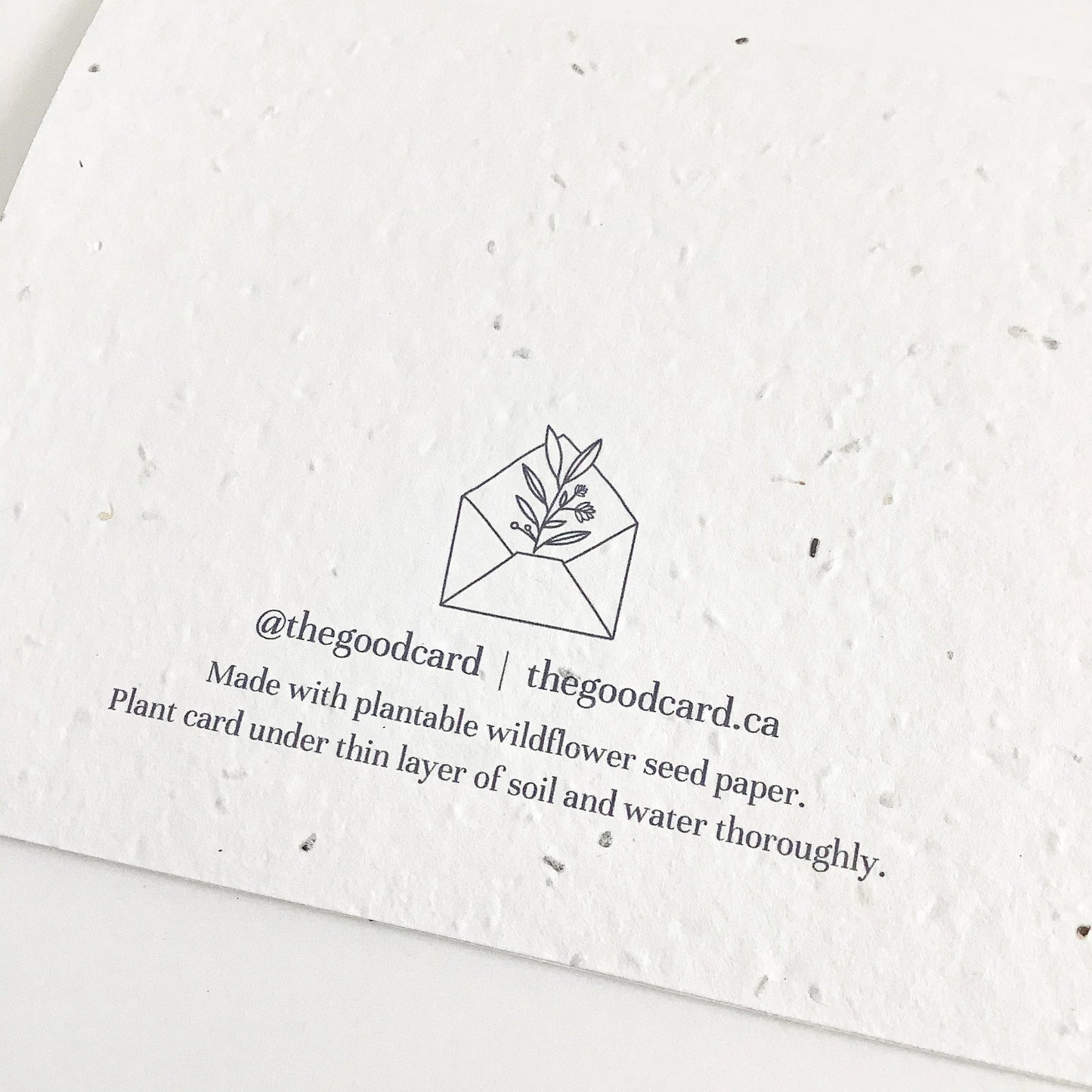 Locally Made Seed Paper Greeting Cards