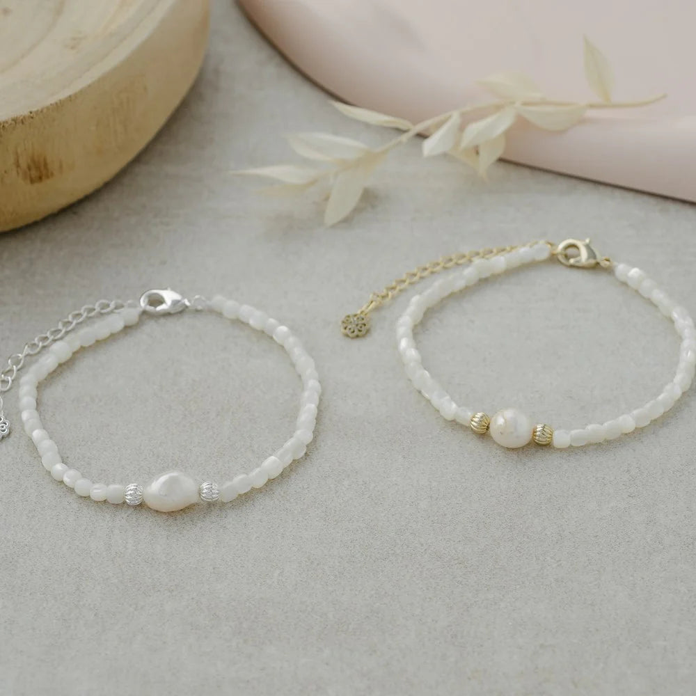 Bayla Bracelet: Mother Of Pearl