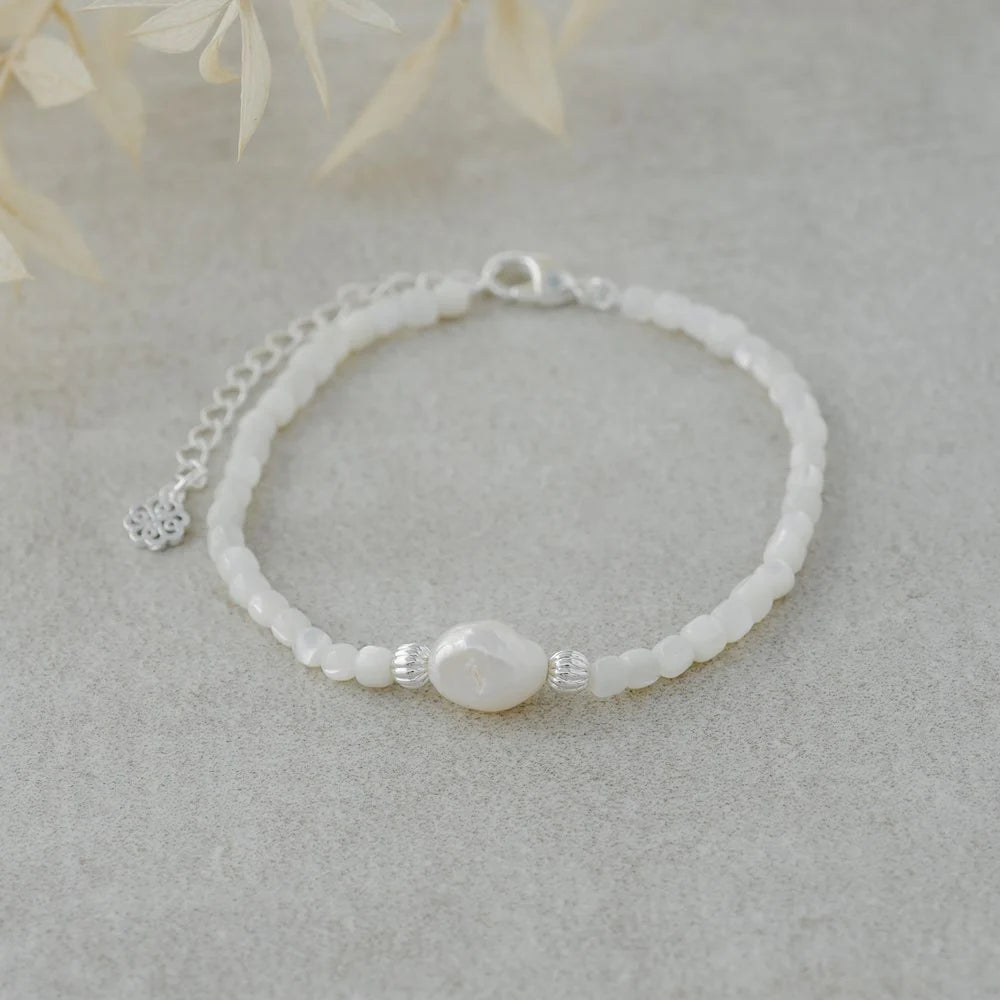 Bayla Bracelet: Mother Of Pearl
