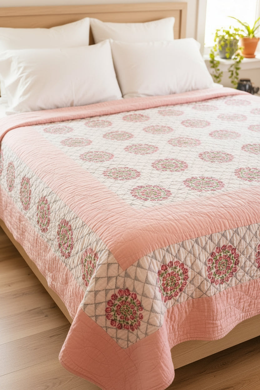 Vintage Pink Quilt