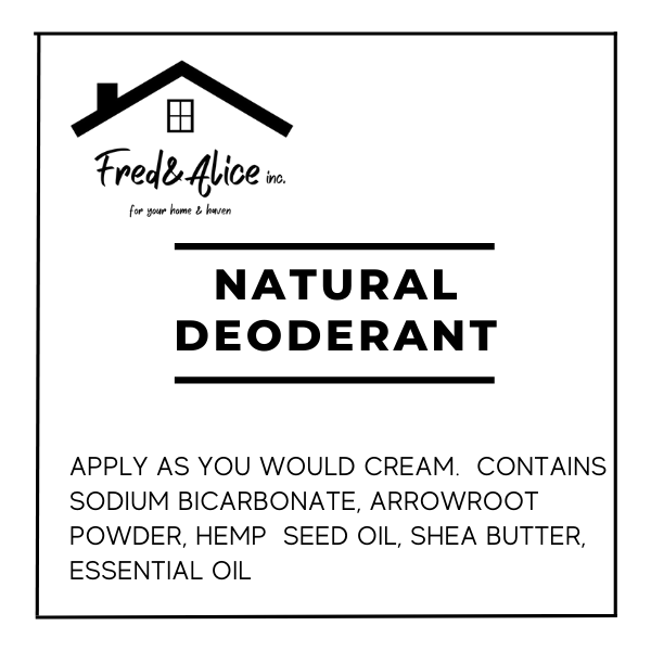 Fred & Alice Natural Deoderant