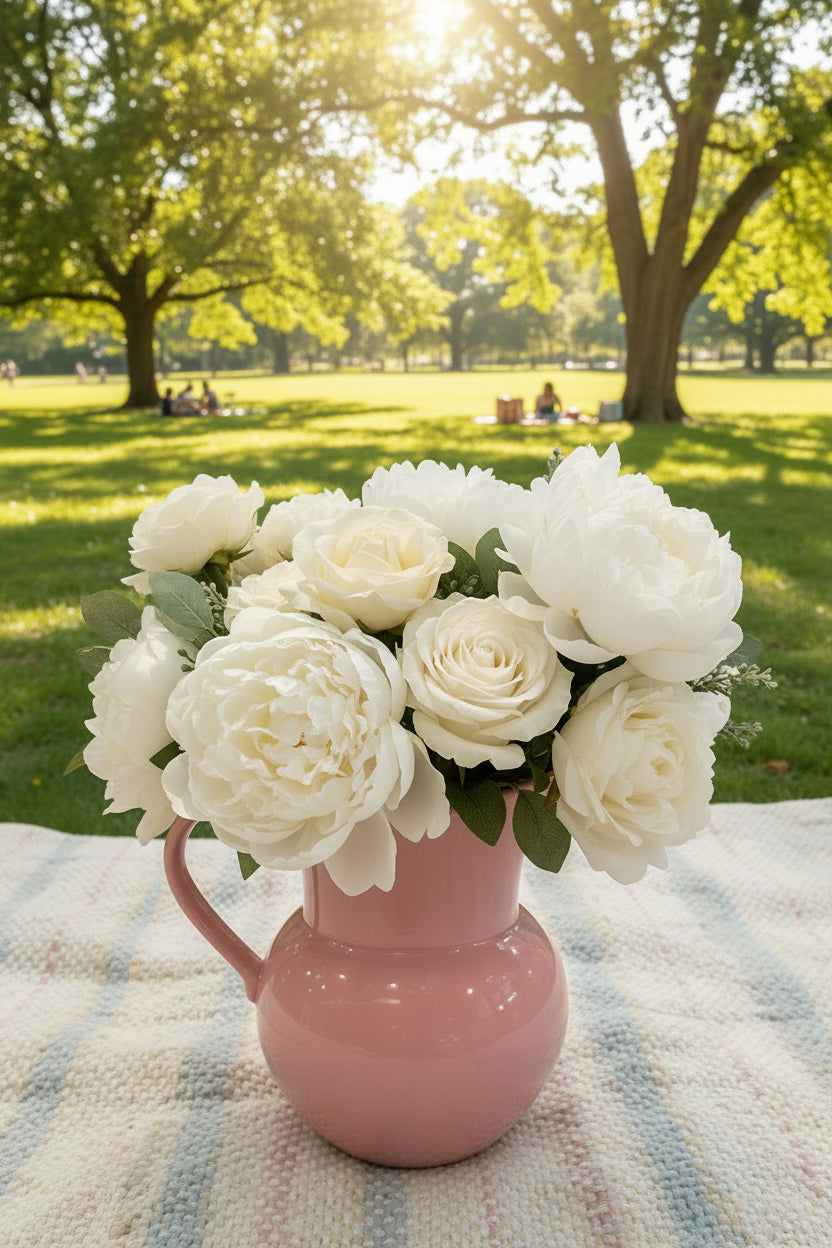 Pink Jug Vase Ceramic