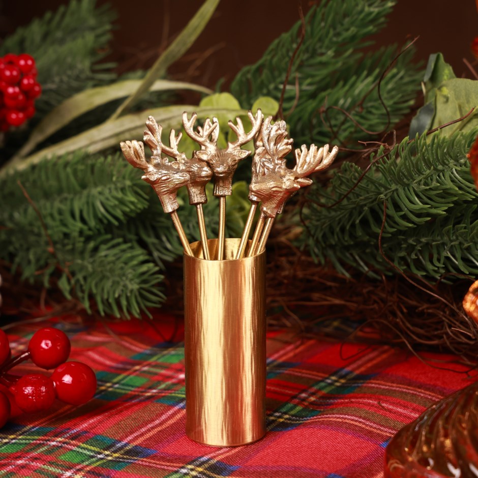 Brass Blitzen Olive/Crudite Picks