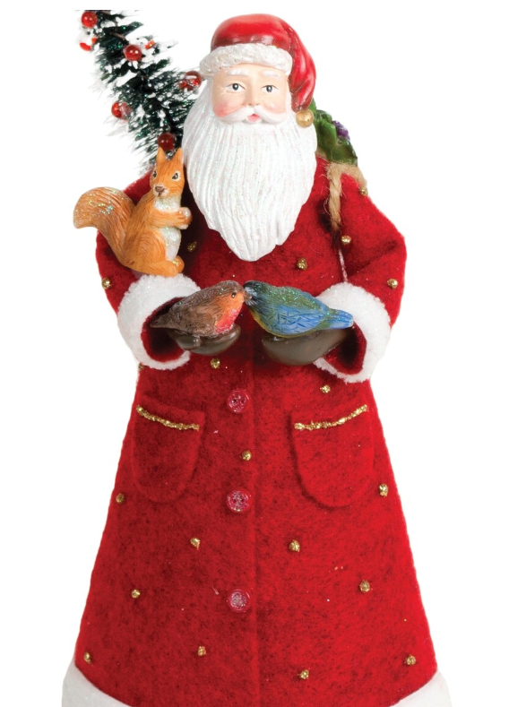 Fruits of the Forest Santa Tree Topper/Table Piece