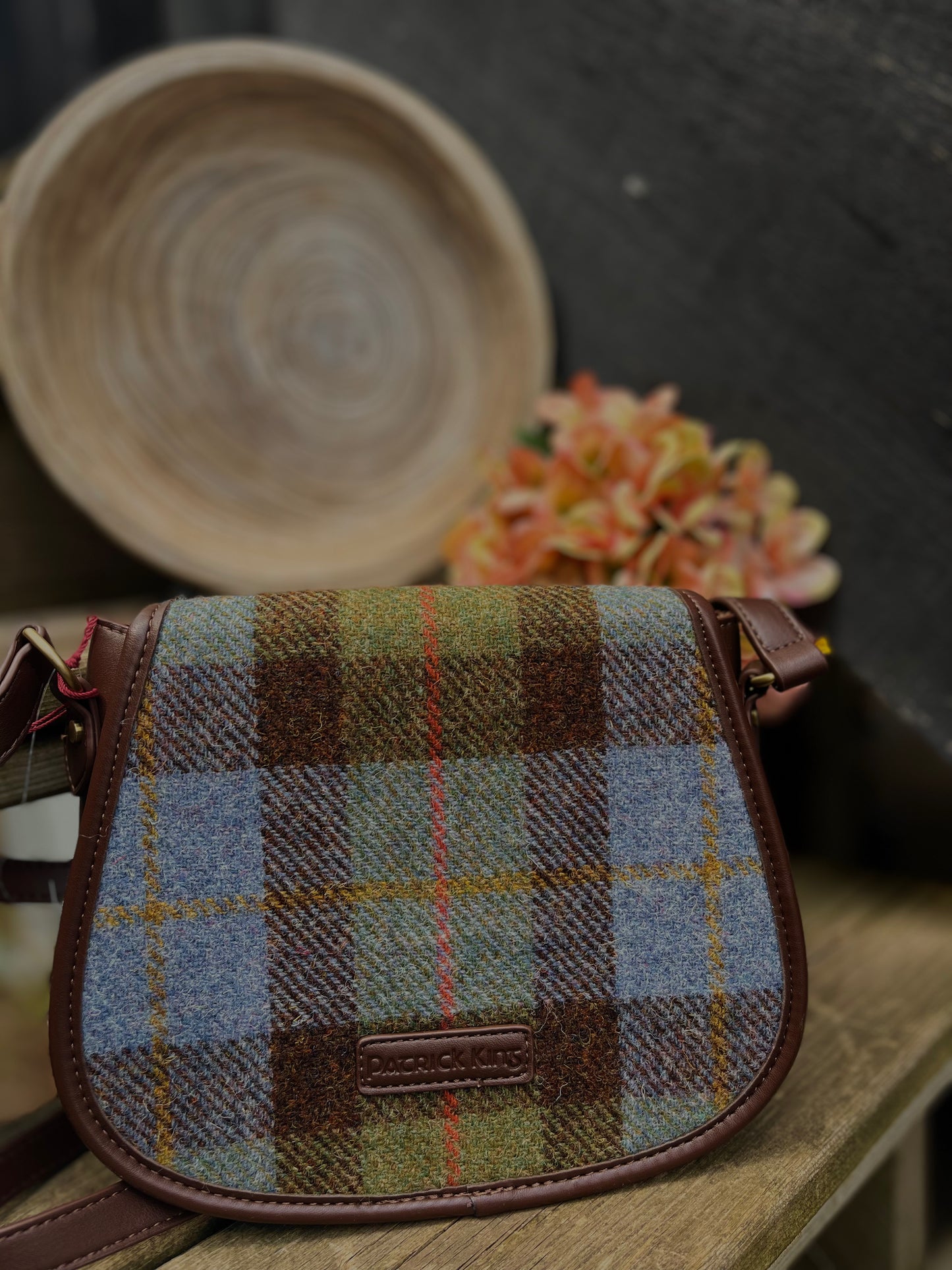Harris Tweed Saddle Bag