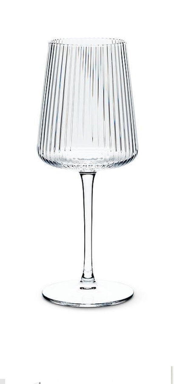 Optic Goblet Wine Glass