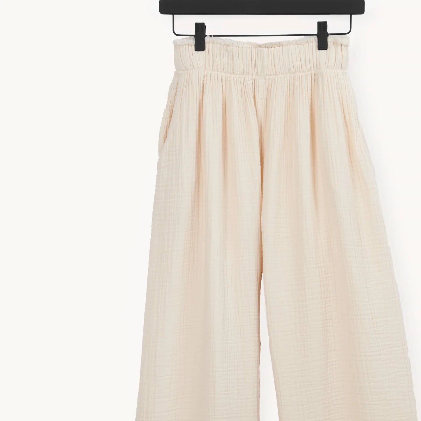 Crinkle Palazzo Pants