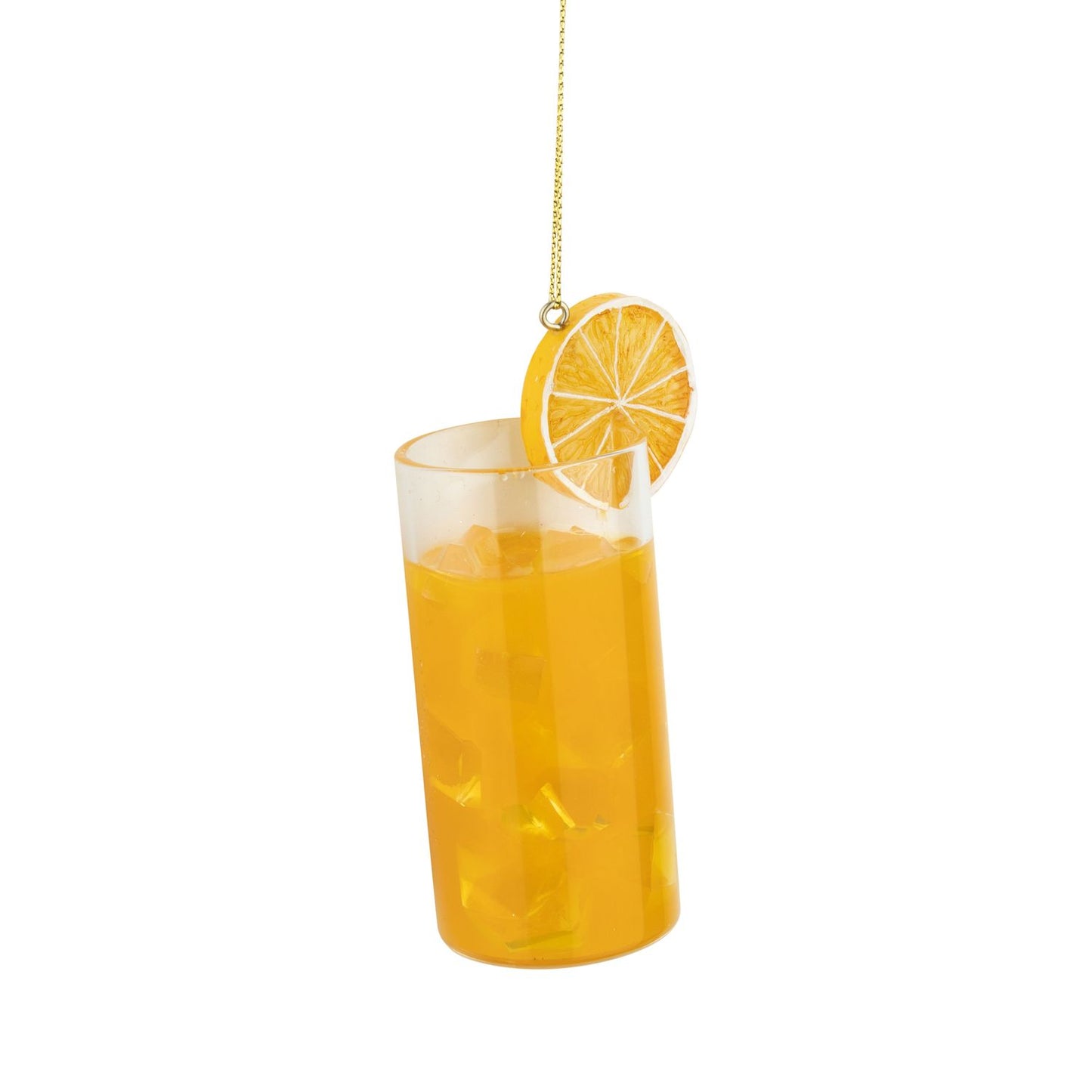 Glass Vodka Screwdriver Ornament