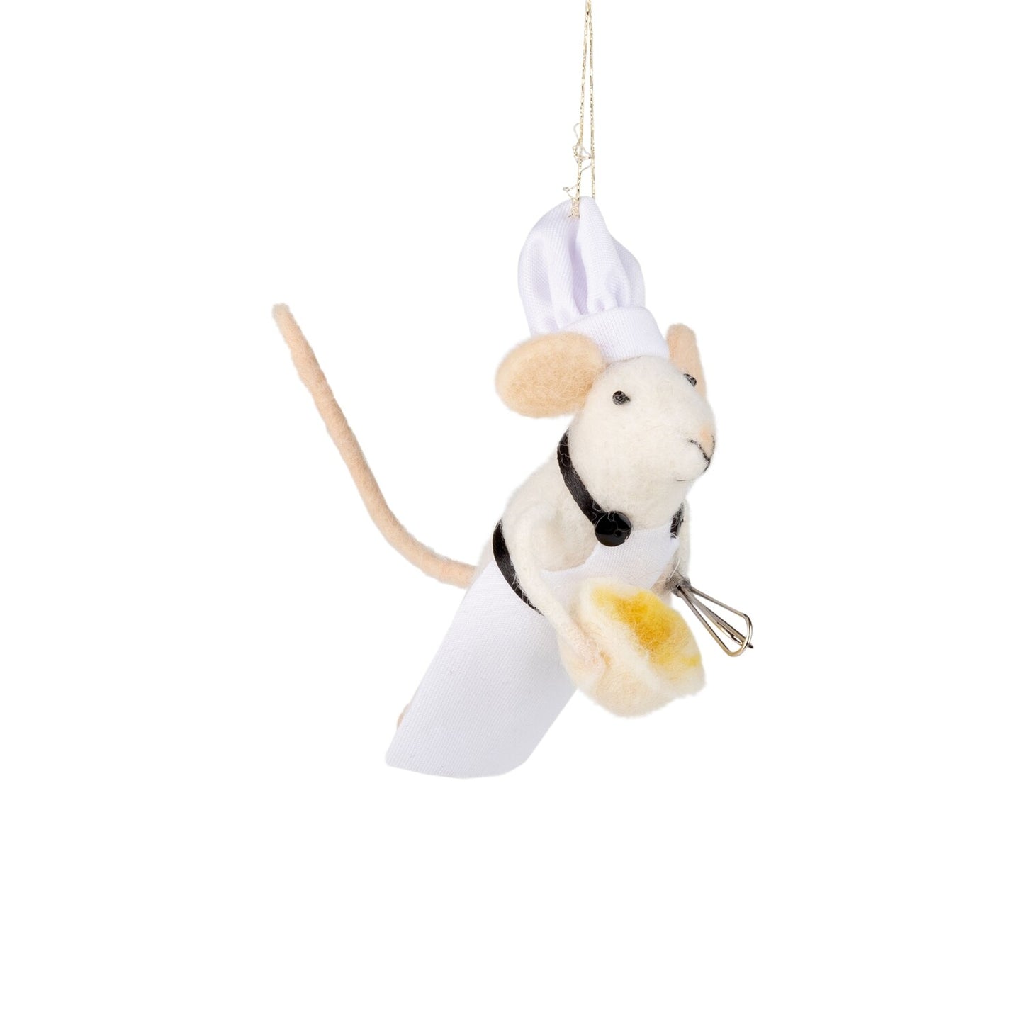 Felt Baker Mouse Ornament