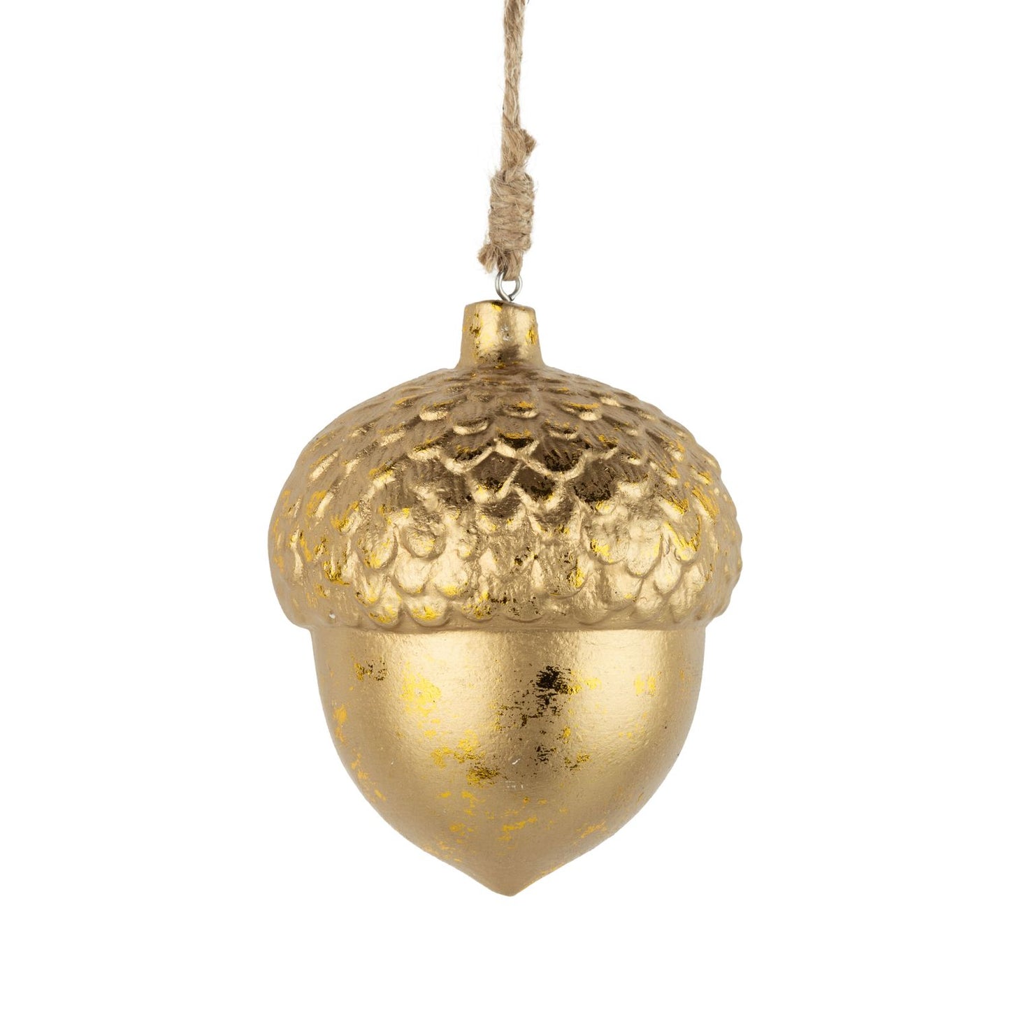 Gold Acorn Ornament, large