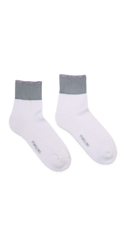 Block Pima Cotton Socks