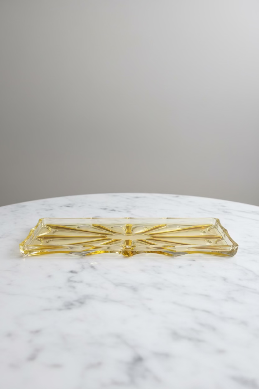 Vintage Crystal Trays