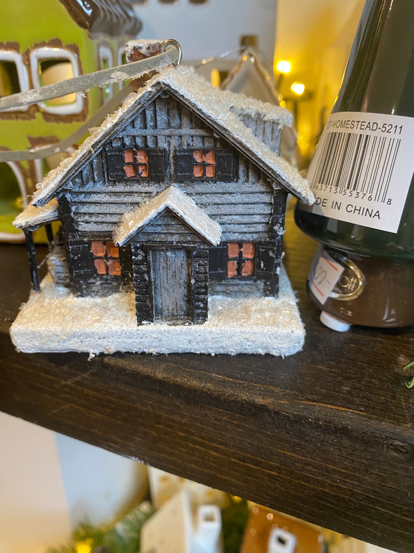 Winter Cabin/Cottage Ornament