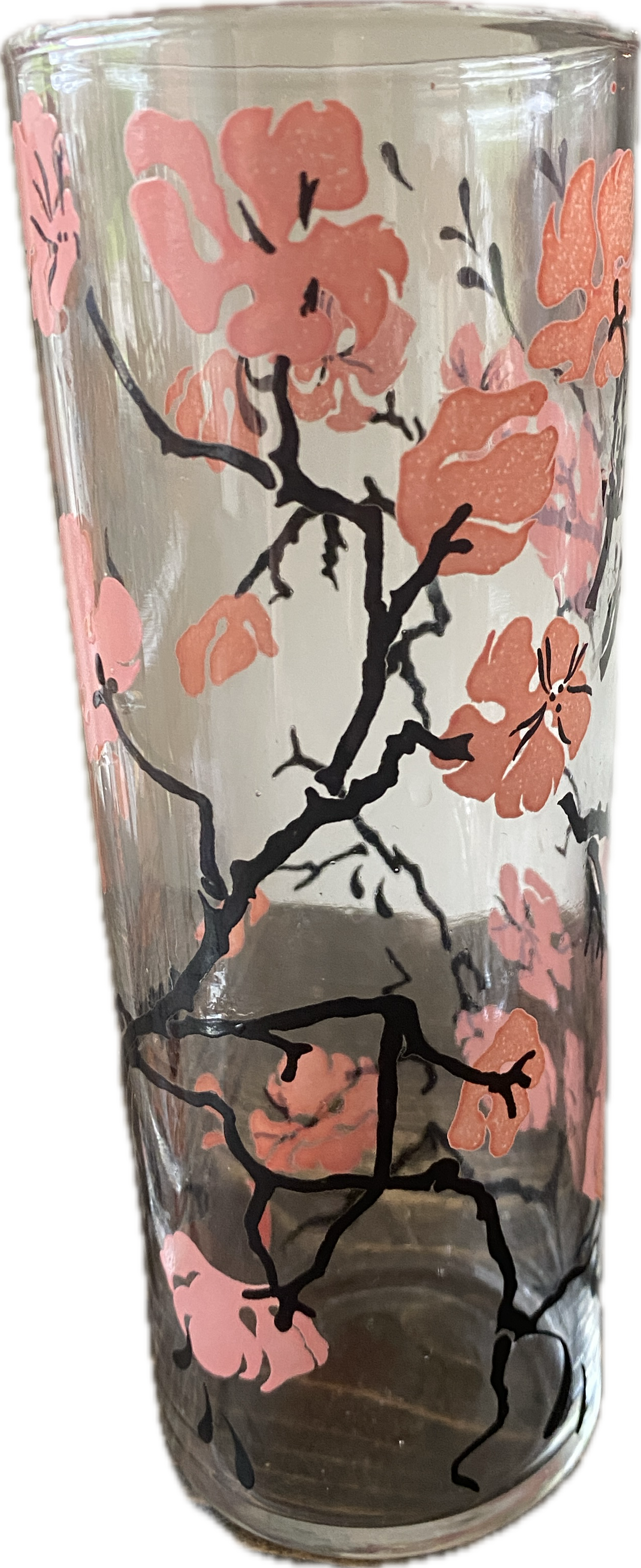 Cherry Blossom MCM Collectible Highball Glasses